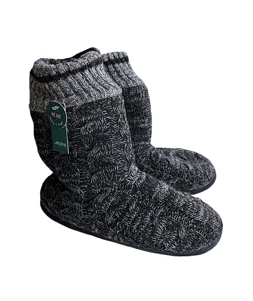 Хатні капці в&acuteязані з ефектом пам&acuteяті для жінки Ardene Memory foam 9B-FW01411 графітовий