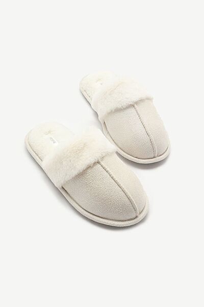 Хатні капці утеплені з ефектом пам&acuteяті для жінки Ardene Memory foam OB-FW30591-05 бежевий