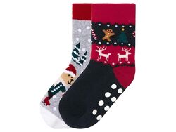 Шкарпетки набір 2 пари махра для хлопчика Lupilu LYCRA 457213-н Різнобарвний