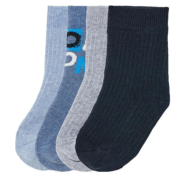 Термо-шкарпетки набір 4 пари махрові для хлопчика Lupilu LYCRA 456900 Різнобарвний