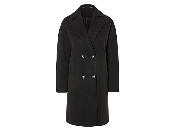 Пальто на підкладці для жінки Esmara LIDL 477540 чорний