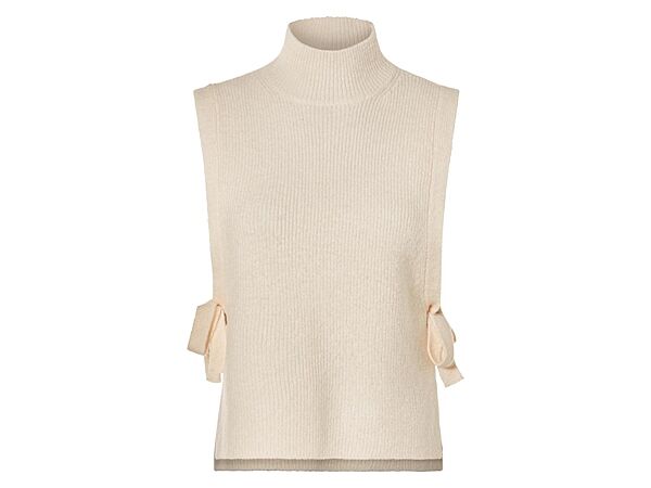 Теплий жилет рельєфної в´язки для жінки Esmara LYCRA 477618 бежевий