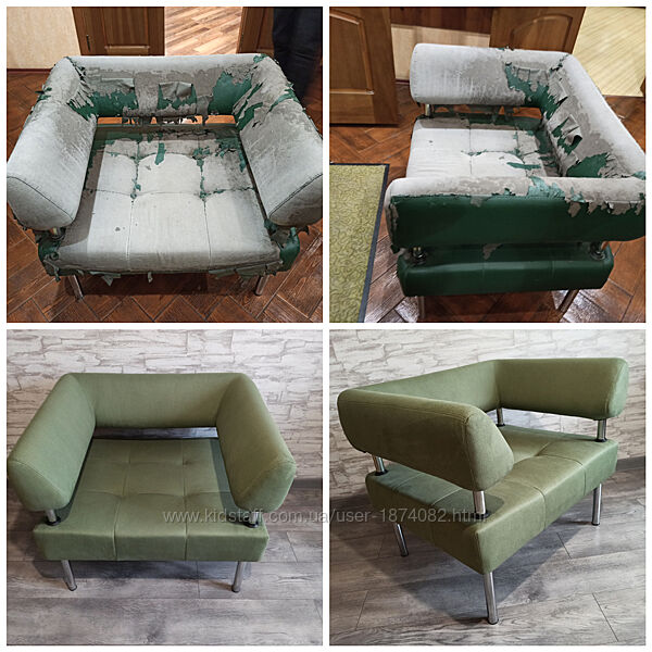 Ремонт и перетяжка мягкой мебели. Киев. Святошино.