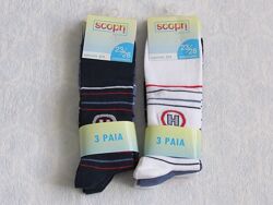 Носки носочки высокие гольфы комплект 3 пары раз. 23/28 от scopri италия