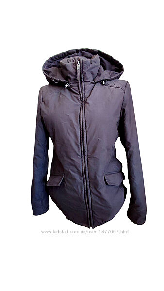 Жіноча курточка esprit коричнева тепла куртка утеплена весняна еспріт мокко