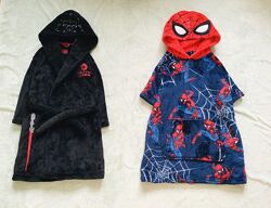 5-6 рок. Marks&Spencer флісовий, махровий, пухнастий халат.  теплий, банний