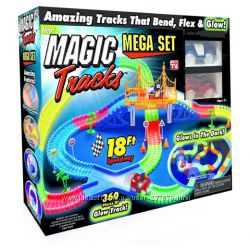 Дорога для автомобилей Magic Tracks Mega Set 360 деталей  2 машинки