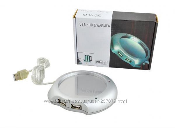 USB разветвитель с подогревом для кружки USB Hub & Warmer