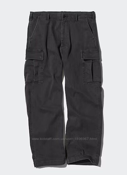 Джинсові широкі карго джогерси UNIQLO - розмір L