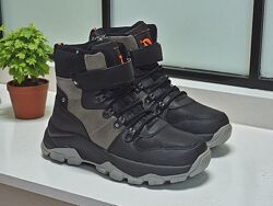 Черевики зимові для хлопчика Clibee арт. НC616-1, grey-orange