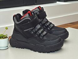 Черевики зимові для хлопчика Clibee арт. НВ591-1 black-grey