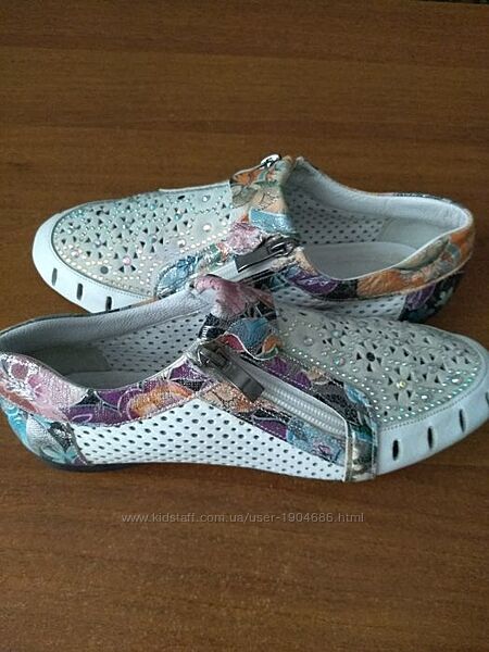 Туфли кожаные