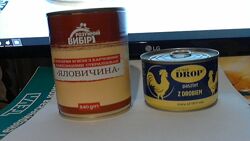 Консервы мясные и  паштеты