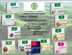 Фітокомплекси та комплексні  очисні  програми