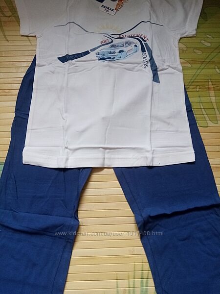 Комплект пижама baykar штаныфутболка размер 10-11