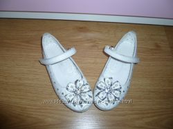 Шикарные ортопедические, полностью кожаные туфельки для девочки