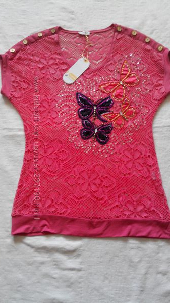Модная летняя блуза DARKWIN, Турция, 50-52 р-р