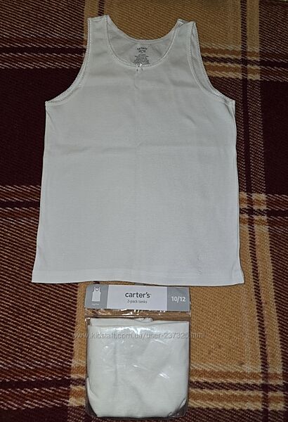 Новая майка carters для девочки 10-11 лет 140-146 см рост
