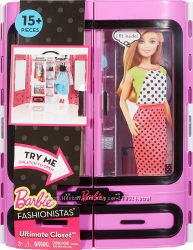 Шкаф-чемодан Barbie для одежды куклы DMT57  