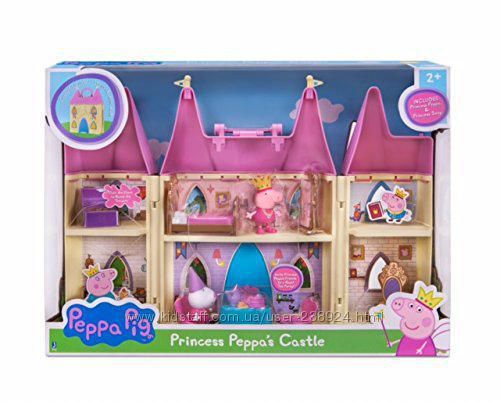 Замок Свинки Пеппы с 2 фигурками Peppa Pig Princess Castle 