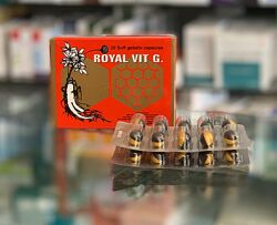 Royal Vit G Роял Віт Королівські Вітаміни Мінерал виснаження 20капс Єгипет 