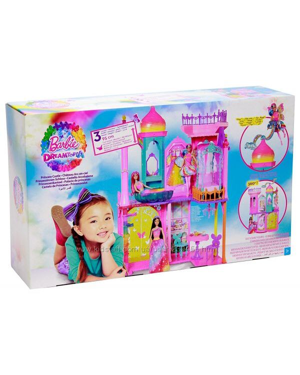 Barbie Rainbow Cove Princess Castle Playset Радужный дворец Барби Дримтопия