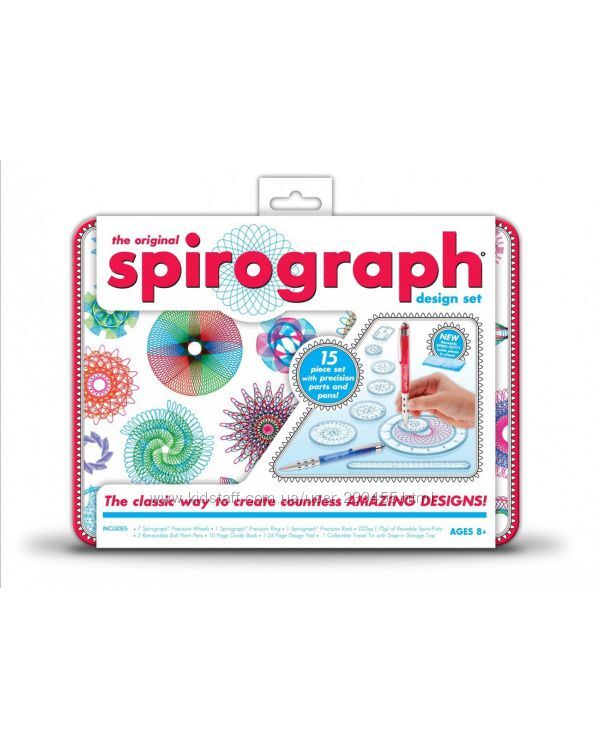 Spirograph Design Tin Set Дизайнерский набор Спирограф