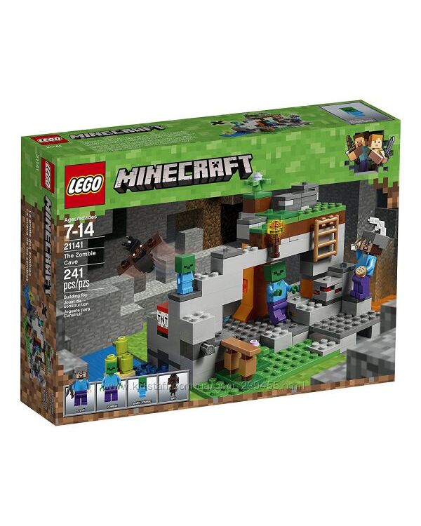 LEGO Minecraft The Zombie Cave 21141 Лего майкрафт пещера зомби