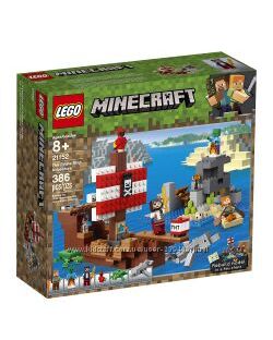 LEGO Minecraft Pirate Ship Конструктор Лего 21152 Майнкрафт пиратский 