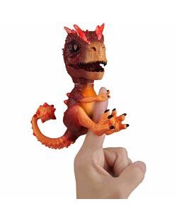 Интерактивный динозавр на палец WowWee Fingerlings Radioactive T-Rex