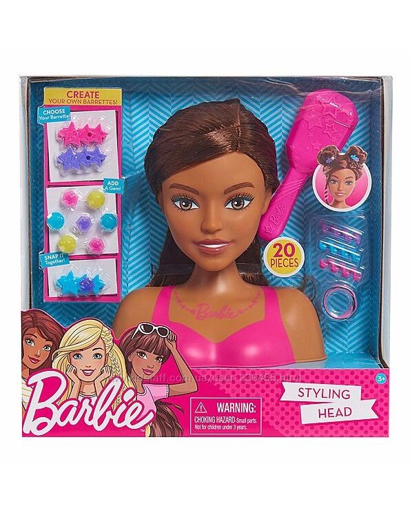 Barbie Styling Head Барби манекен для причесок шатенка