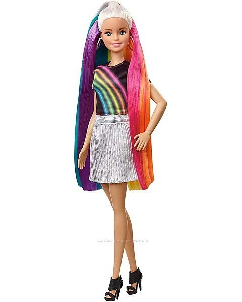 Кукла Барби Радужное сияние волос Barbie Rainbow Sparkle Hair