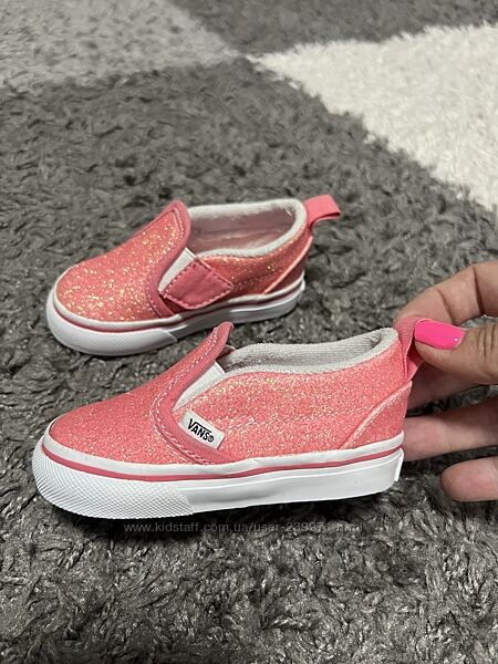 Блискучі кросівки мокасіни VANS