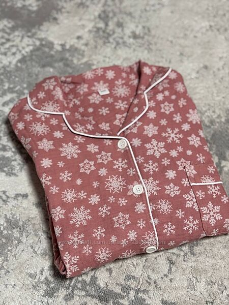 Фланелева піжама костюм для дому та сну стиль Victorias Secret 