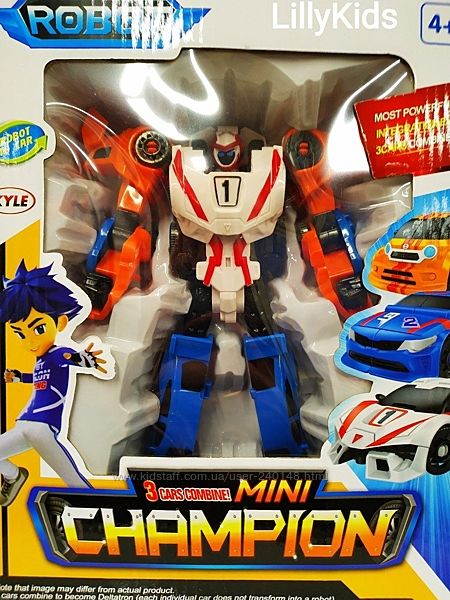 Робот трансформер Tobot mini Champion 3 в 1, 529