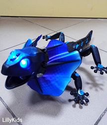 Інтерактивна ящірка LizardBot на радіокеруванні 9918, 4 режими, світло, зву