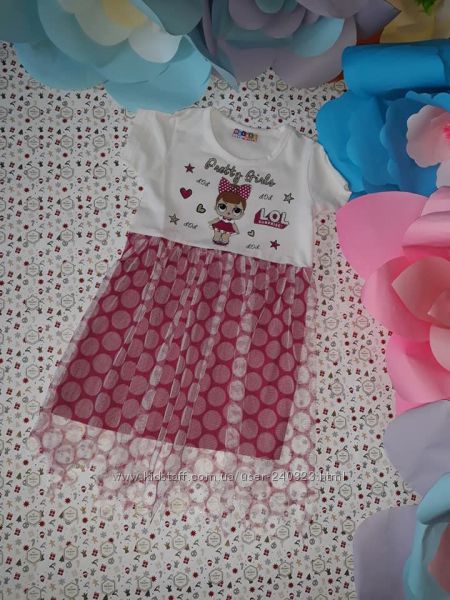 Літні плаття та комбінезони для дівчаток