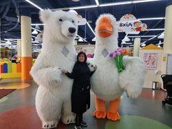 Поздравление Огромной Панды 2.6 метра Киев и Киевская область.