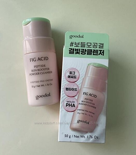 Ензимна пудра Goodal fig acid peptide skin booster powder cleanser 50g