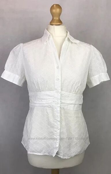 Біла котонова блуза від M&S, XL-XXL