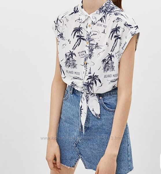 Літня сорочка блузка від Bershka S, M