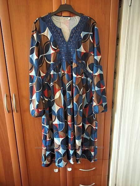Шикарна осіння міді сукня PALME 3XL-4XL