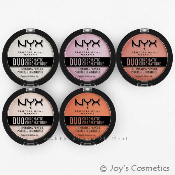 Хайлайтер NYX Professional Makeup Duo Chromatic Illuminating Powder