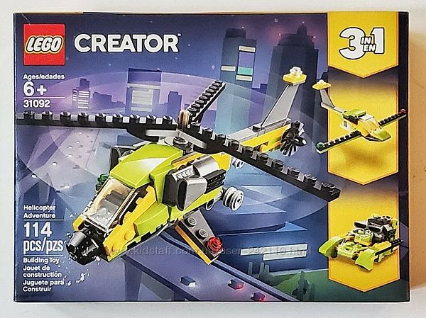Конструктор LEGO Creator 31092 Приключения на вертолёте 114 деталей