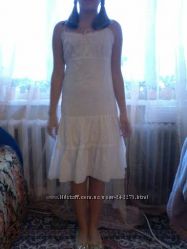 Сарафан Sisly Англия рост 145-160 р XS батист шитье