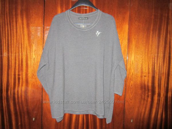 Свитерок оверсайз, скрывает все недостатки, 52-58 размер, Турция.