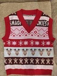 Жилет новорічний для дівчинки 146р.