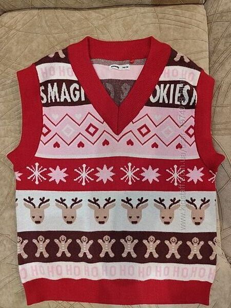 Жилет новорічний для дівчинки 146р.