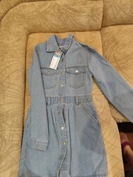 Джинсове плаття на дівчинку 158р.