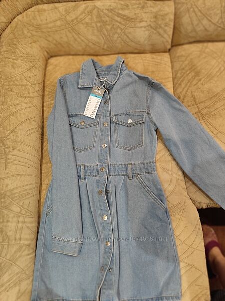Джинсове плаття на дівчинку 158р.